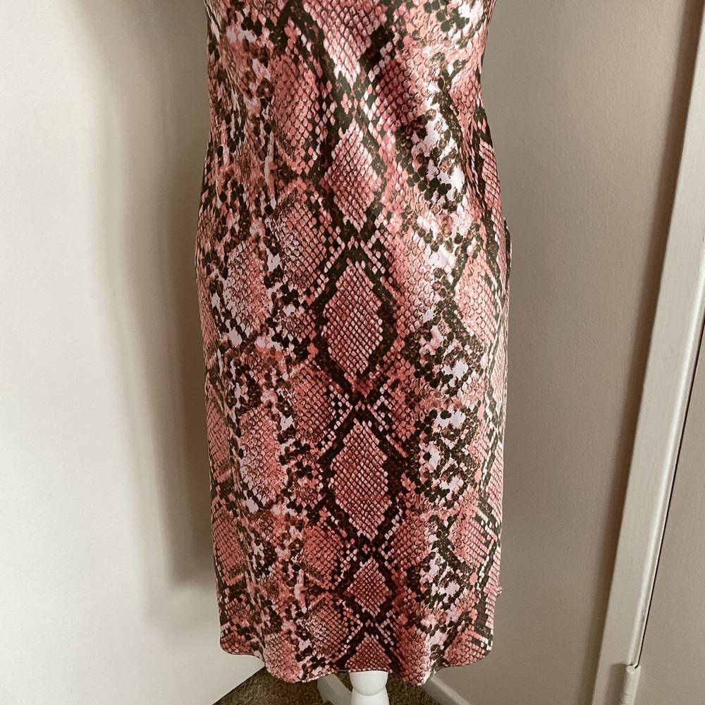Victoria’s Secret Pink Brown Snake Print Spaghetti Strap Sundress Size S - Picture 4 of 9